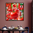Wall Art TOMATOES Canvas Print Painting Original Giclee 32X32 + Frame Love Food Nice Beauty Fun Design Fit Hot House Home Office Gift Ready Hang Living