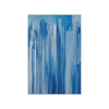 Abstract BLUE CITY Wall Art Decor Peel & Stick Removable Repositionable Frameable Home Decor Gift