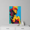 Wall Art Decor Peel & Stick Removable Repositionable Decal POP ART Portrait No 9 Affordable Home Decor Gift