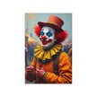 CLOWN AT THE FAIR Portrait  Original Wall Art Decor Beauty Design Home Affordable Long Lasting Gift