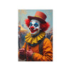 CLOWN AT THE FAIR Portrait  Original Wall Art Decor Beauty Design Home Affordable Long Lasting Gift