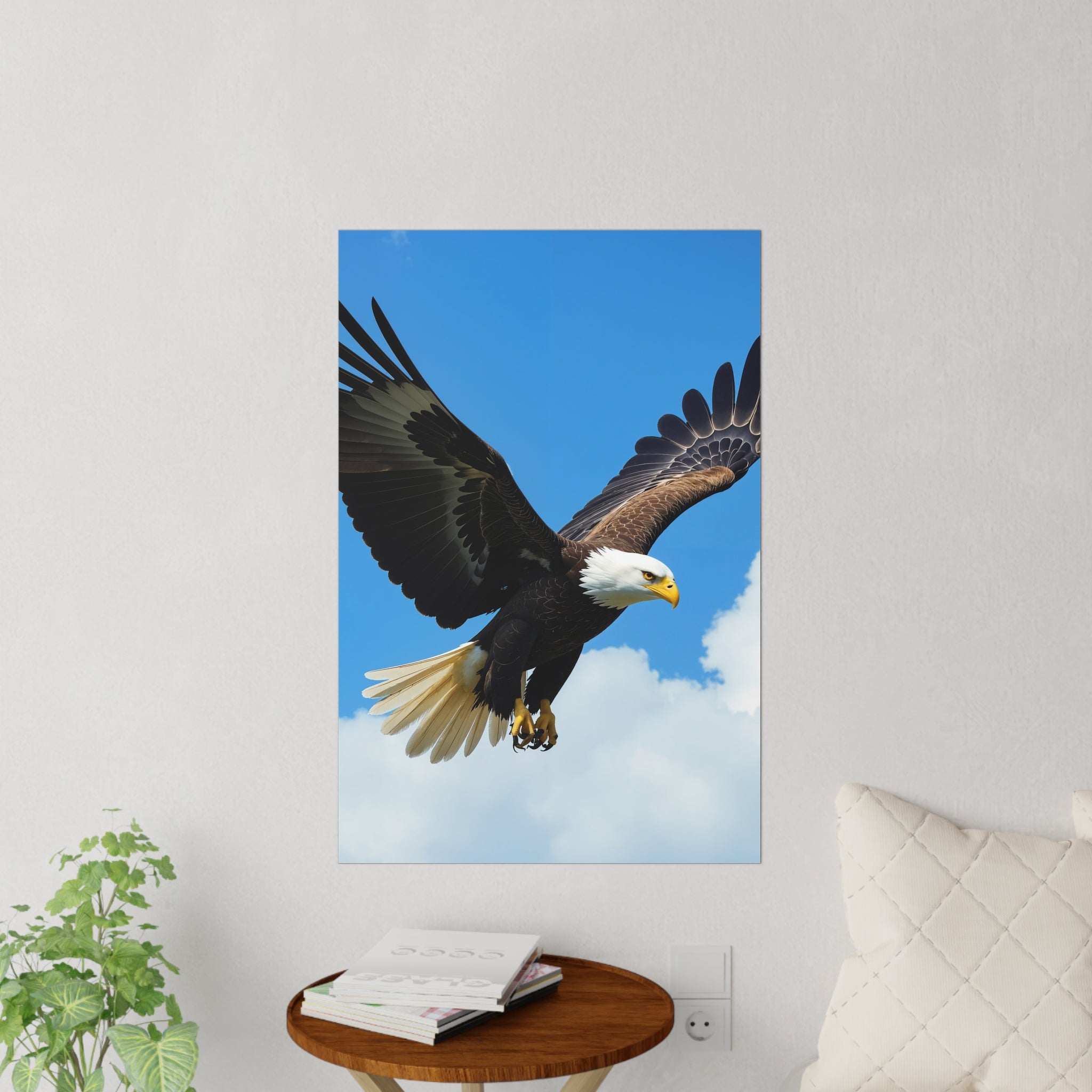 EAGLE  Wall Art Decal - Peel & Stick, Removable, Repositionable – Affordable Home Decor Gift