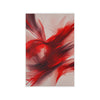 Abstract RED SPLASH Wall Art Decor Peel & Stick Removable Repositionable Frameable Home Decor Gift