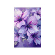 PURPLE FLOWERS Wall Art Decor Peel & Stick Removable Repositionable Frameable Home Decor Gift