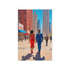 Figurative MEETING Wall Art Decor Peel & Stick Removable Repositionable Frameable Home Decor Gift