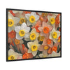 Wall Art DAFFODILS Canvas Print Art Deco Painting Original 40X30 Giclee + Frame Love Flower Minimalist Beauty Fun Design Fit House Office Gift Ready Hang