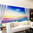 Beach Balcony Mural Wallcovering #52 | 7 Formats | 9+ Sizes