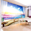 Beach Balcony Mural Wallcovering #52 | 7 Formats | 9+ Sizes