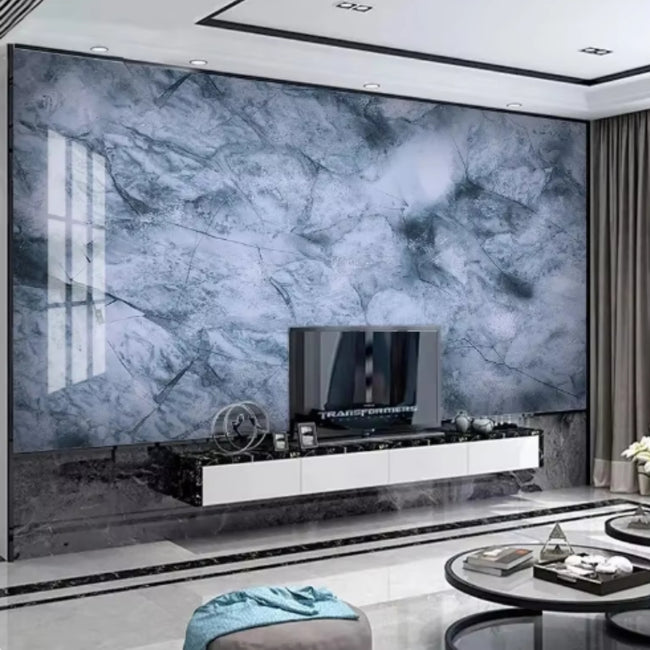 Blue Marble Mural Wallcovering #28 |  9+ Sizes | 7 Materials