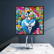 Wall Art DOCTOR Canvas Print Art Painting Original Giclee 32X32 + Frame Love Nice Beauty Fun Design Fit Sick Hot House Home Office Gift Ready Hang Living