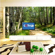 Forest Pathway Mural Wallcovering #53 | Home Decor | 9+ Sizes | 7 Materials