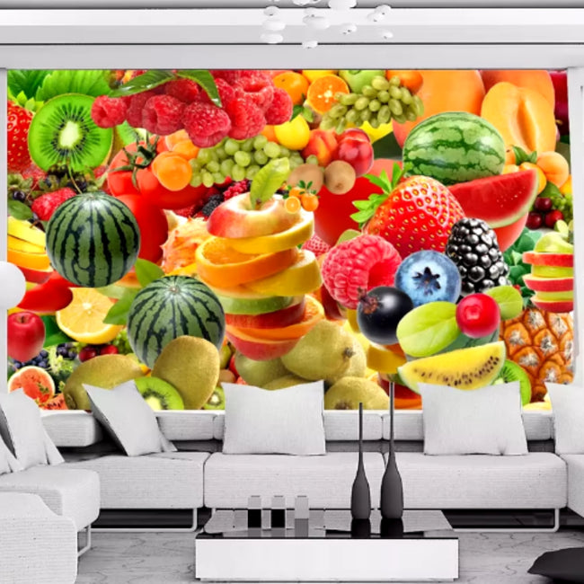 Fresh Fruits 3D Mural Wallcovering #54 | 7 Formats | 9+ Sizes