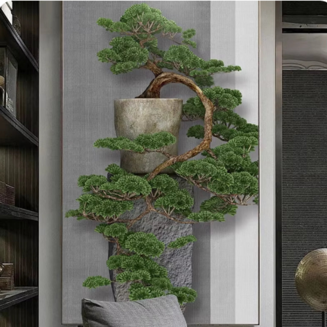 Chinese Pine Tree Mural Wallcovering #16 | 3D Home Wall Decor |