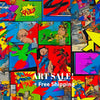 ENTERTAINMENT Original Wall Art Decor Pop Art Collection Peel & Stick Affordable Long Lasting Home Design Gift