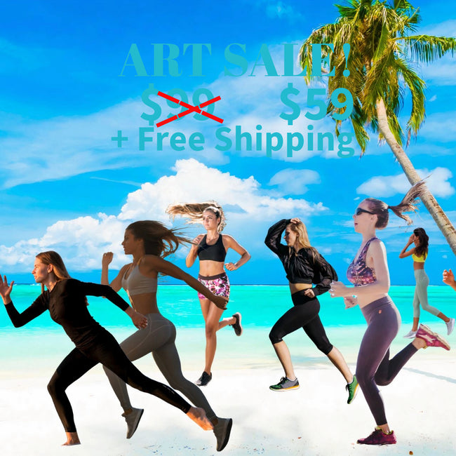 FOLLOW ME TO THE BEACH Original Wall Art Decor Peel & Stick Affordable Long Lasting Home Design Gift