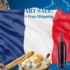 FRENCH FLAG Original Wall Art Decor Flag Collection Peel & Stick Affordable Long Lasting Home Design Gift