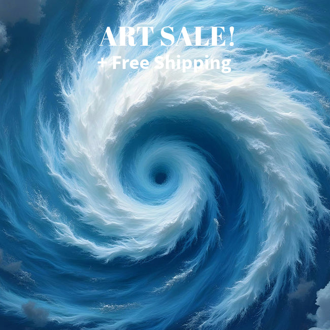 HURRICANE Original Wall Art Decor Flag Collection Peel & Stick Affordable Long Lasting Home Design Gift