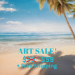 OCEAN BEACH Original Wall Art Decor Peel & Stick Affordable Long Lasting Home Design Gift