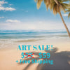 OCEAN BEACH Original Wall Art Decor Peel & Stick Affordable Long Lasting Home Design Gift
