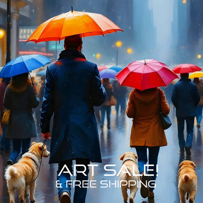 CITY WALK Original Wall Art Decor Realism Collection Beauty Design Home Affordable Long Lasting Gift