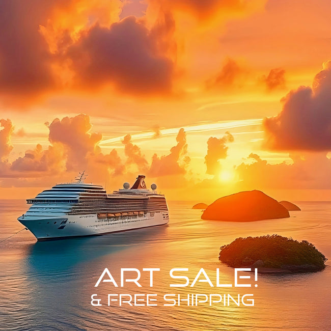 CRUISING Original Wall Art Decor Realism Collection Beauty Design Home Affordable Long Lasting Gift