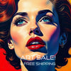 Pop Art PORTRAIT No 1  Original Wall Art Decor Beauty Design Home Affordable Long Lasting Gift
