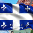 QUEBEC FLAG Original Wall Art Decor Flag Collection Peel & Stick Affordable Long Lasting Home Design Gift