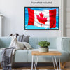 CANADIAN FLAG Original Wall Art Decor Flag Collection Peel & Stick Affordable Long Lasting Home Design Gift