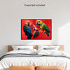 LOVE PARROTS Original Wall Art Decor Love Collection Peel & Stick Affordable Long Lasting Home Design Gift