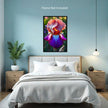 Flower BEARDED IRIS Wall Art Decor Peel & Stick Removable Repositionable Frameable Home Decor Gift