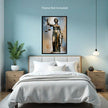 LAW - LADY JUSTICE No 2 Blindfolded Wall Art Decor Peel & Stick Removable Repositionable Frameable Home Decor Gift