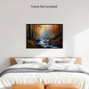 Landscape STREAM IN THE FALL Original Wall Art Decor Peel & Stick Affordable Long Lasting Home Design Gift