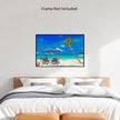 BEACH WAITING FOR YOU Original Wall Art Decor Peel & Stick Affordable Long Lasting Home Design Gift