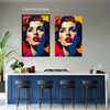 Pop Art PORTRAIT No 1  Original Wall Art Decor Beauty Design Home Affordable Long Lasting Gift