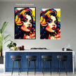 Pop Art PORTRAIT No 3  Original Wall Art Decor Beauty Design Home Affordable Long Lasting Gift