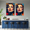 Pop Art PORTRAIT No 5  Original Wall Art Decor Beauty Design Home Affordable Long Lasting Gift