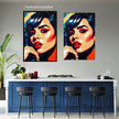 Pop Art PORTRAIT No 8  Original Wall Art Decor Beauty Design Home Affordable Long Lasting Gift