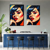 Pop Art PORTRAIT No 8  Original Wall Art Decor Beauty Design Home Affordable Long Lasting Gift