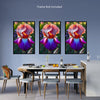 Flower BEARDED IRIS Wall Art Decor Peel & Stick Removable Repositionable Frameable Home Decor Gift