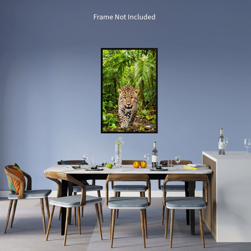 LEOPARD Wall Art Decor Peel & Stick Removable Repositionable Frameable Home Decor Gift