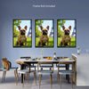 FRENCH BULLDOG Wall Art Decor Peel & Stick Removable Repositionable Frameable Home Decor Gift