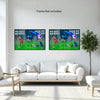 SOCCER Wall Art Decor Peel & Stick Removable Repositionable Frameable Affordable Home Decor Gift