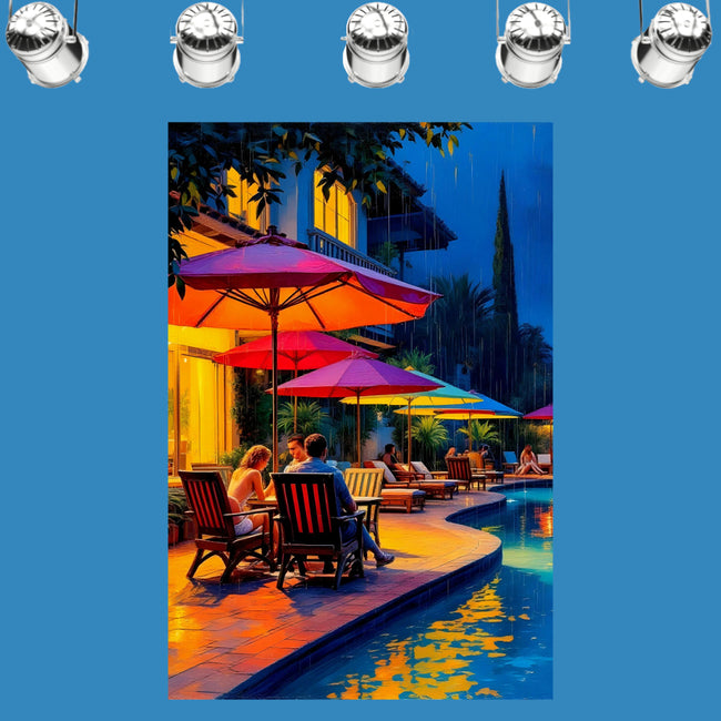 EVENING AT THE CLUB Original Wall Art Decor Realism Collection Beauty Design Home Affordable Long Lasting Gift