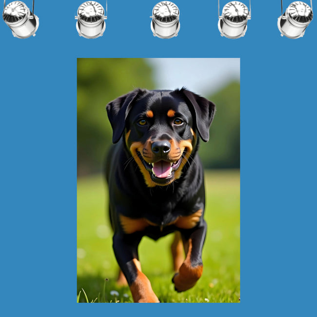 ROTTWEILER Wall Art Decor Peel & Stick Removable Repositionable Frameable Home Decor Gift