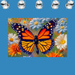 MONARCH BUTTERFLY Original Wall Art Decor Peel & Stick Affordable Long Lasting Home Design Gift