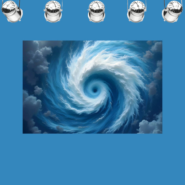 HURRICANE Original Wall Art Decor Flag Collection Peel & Stick Affordable Long Lasting Home Design Gift