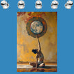 IN TOUCH WITH THE WORLD Original Wall Art Decor Blue Beauty Design Home Affordable Long Lasting Gift