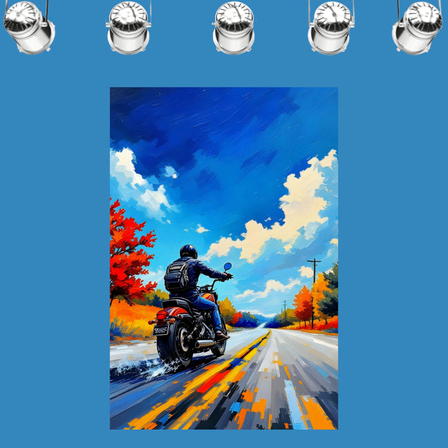 OPEN ROAD Original Wall Art Decor Realism Collection Beauty Design Home Affordable Long Lasting Gift