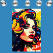 Pop Art PORTRAIT No 3  Original Wall Art Decor Beauty Design Home Affordable Long Lasting Gift