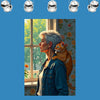 CAT WOMAN Portrait  Original Wall Art Decor Beauty Design Home Affordable Long Lasting Gift